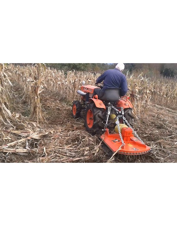 Desbrozadora de cadenas para mini tractor