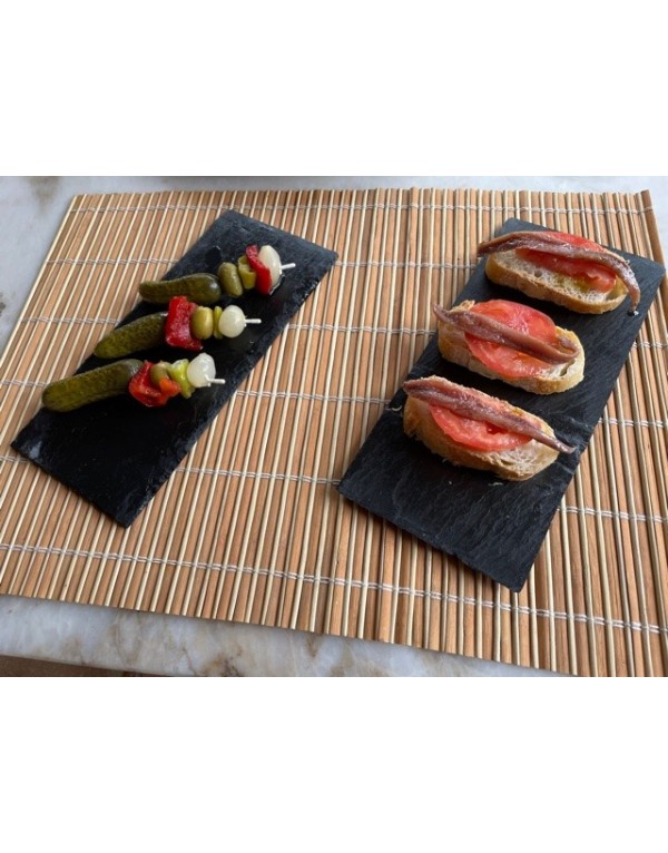 Pizarra para aperitivos