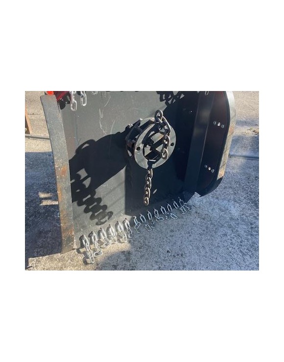 Desbrozadora de cadenas para mini tractor