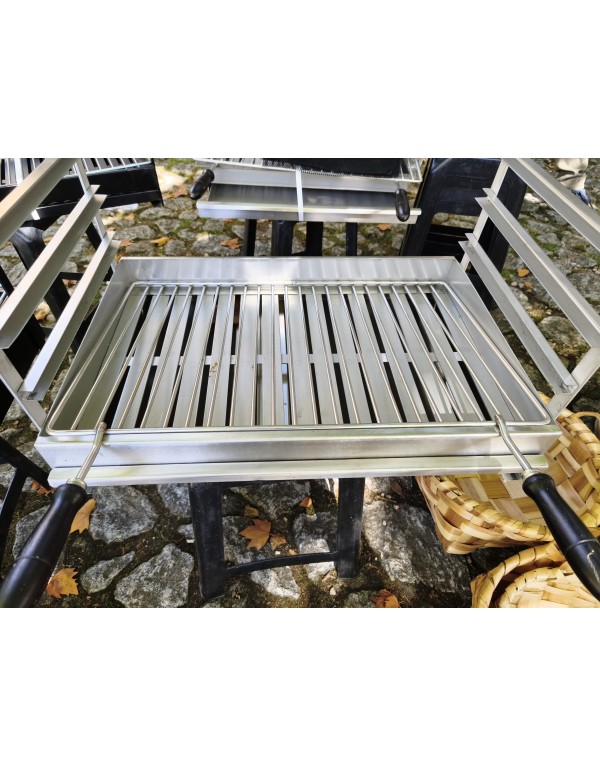 Barbacoa Inox de Sobremesa 60x30 cm