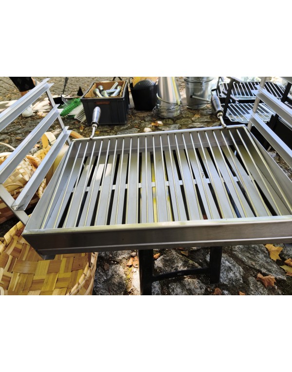 Barbacoa Inox de Sobremesa 60x30 cm
