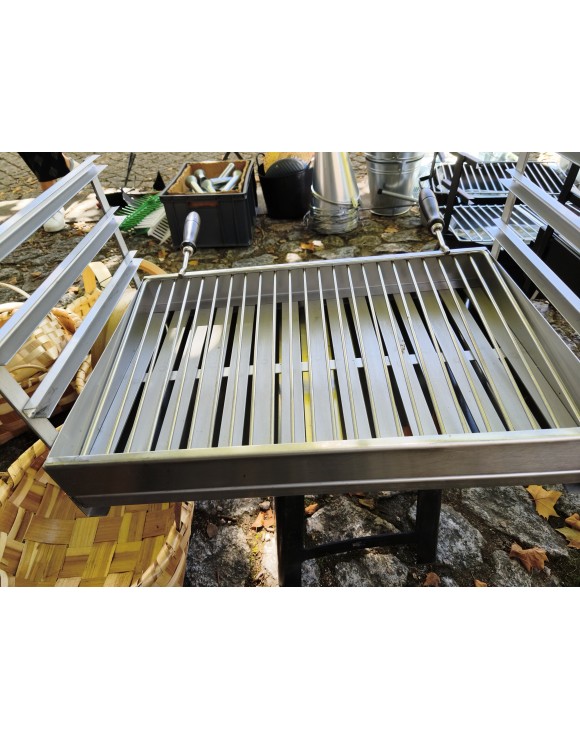 Barbacoa Inox de Sobremesa 60x30 cm